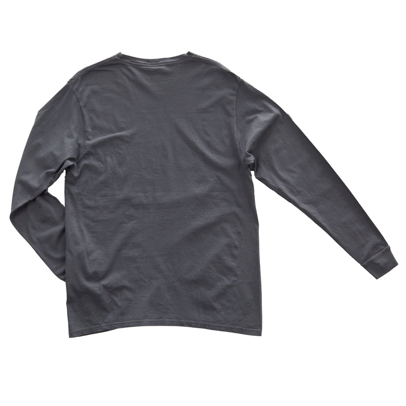 NRS NRS Ranch Oval Logo Coal Long Sleeve Tee