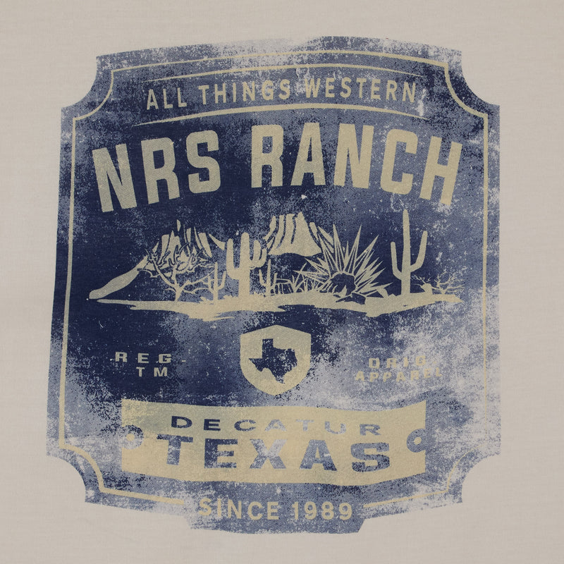 NRS NRS Ranch Desert Logo Cappuccino Tee