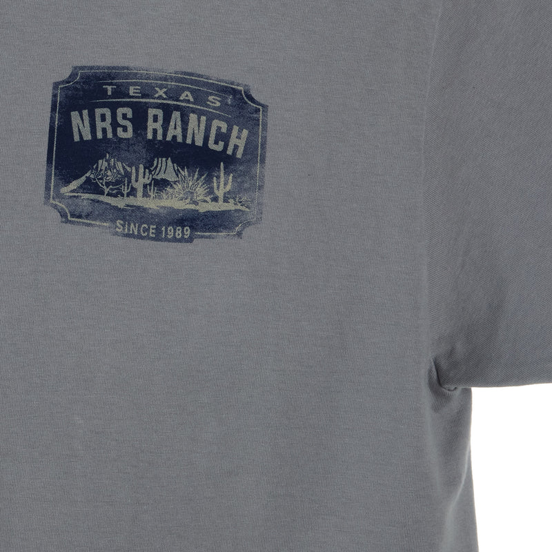 NRS NRS Ranch Desert Logo Steel Grey Tee