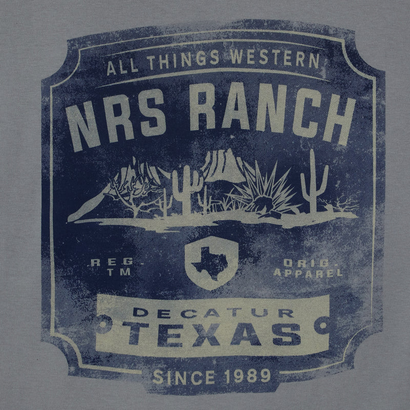 NRS NRS Ranch Desert Logo Steel Grey Tee