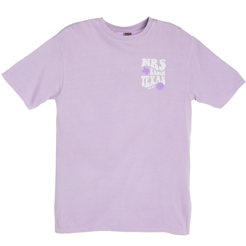 NRS NRS Ranch Texas Groovy Logo Wisteria Tee
