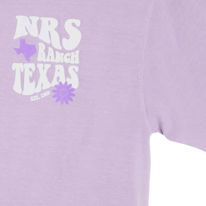 NRS NRS Ranch Texas Groovy Logo Wisteria Tee