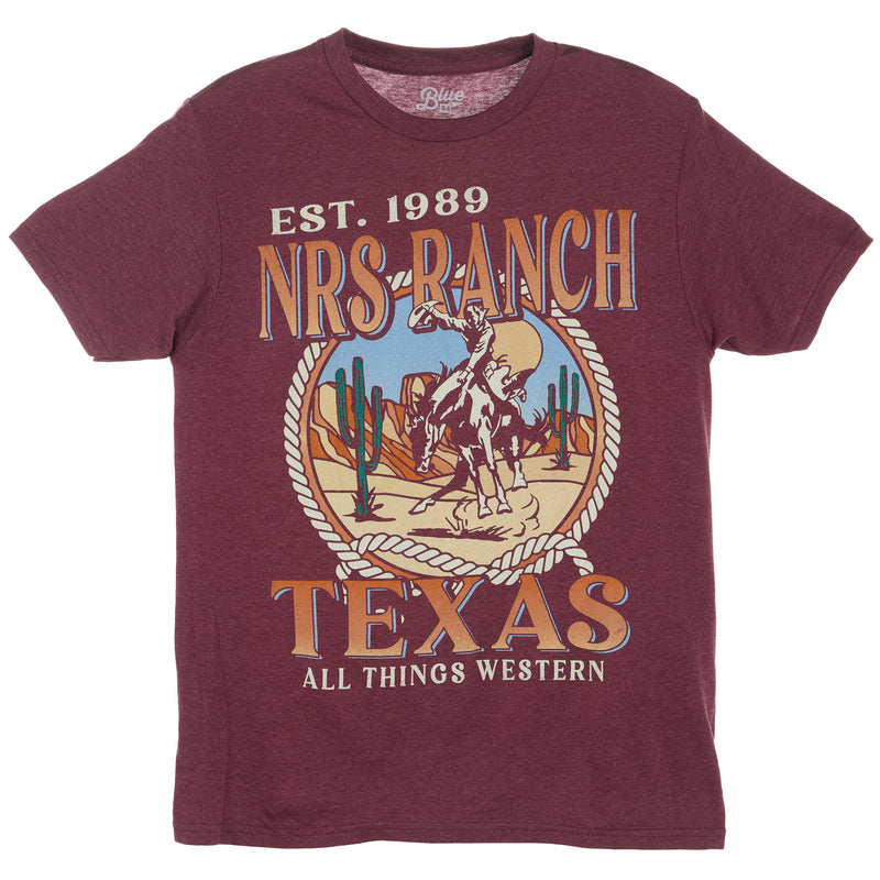 NRS NRS Ranch Wild Johnny Maroon Tee