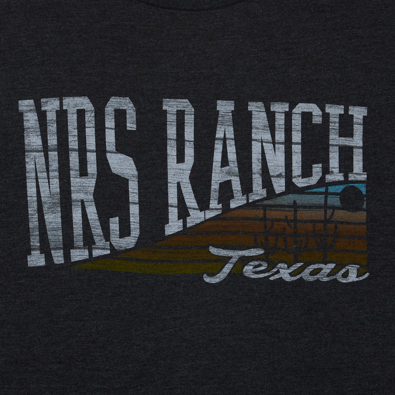 NRS NRS Ranch Texas Slope Logo Black Tee