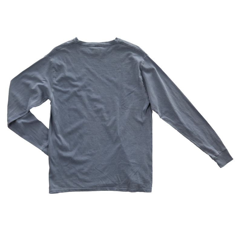 NRS NRS Ranch Indigo Long Sleeve Floral Logo Tee