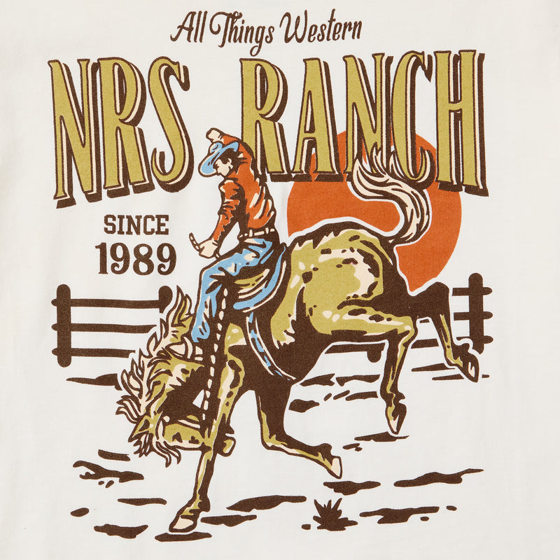 NRS NRS Ranch Youth Bucking Horse Ivory Tee