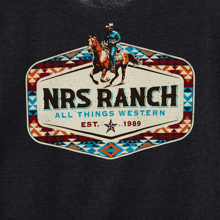 NRS NRS Ranch Black Southwest Logo w/Cowboy Tee