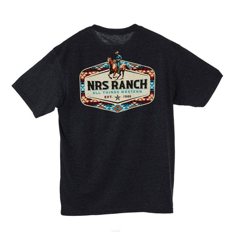 NRS NRS Ranch Black Southwest Logo w/Cowboy Tee