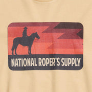 NRS National Ropers Supply Latte Tee