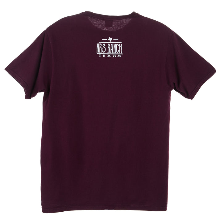 NRS NRS Ranch Texas Boysenberry Round Logo Tee