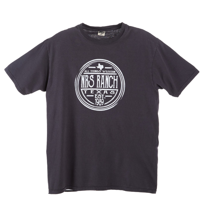 NRS NRS Ranch Texas Coal Round Logo Tee