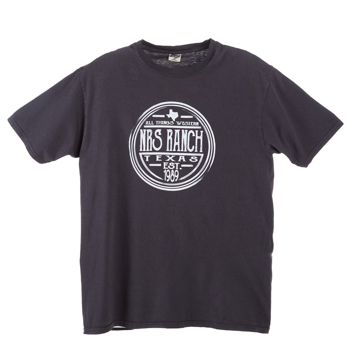 NRS NRS Ranch Texas Coal Round Logo Tee