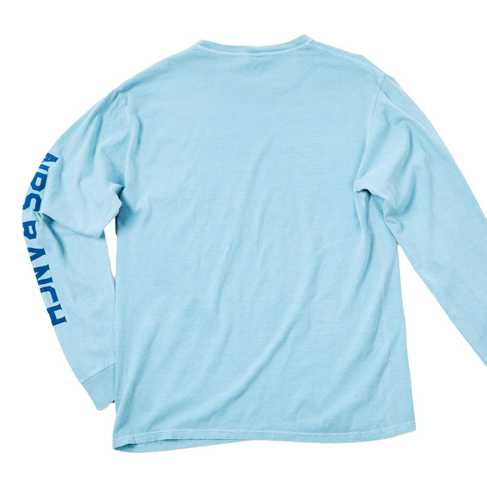 NRS Lakeshirt NRS Ranch Logo Denim Blue Long Sleeve T-Shirt