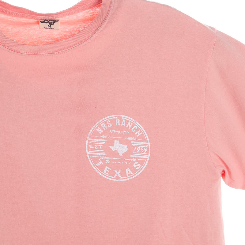 NRS NRS Ranch 1989 Texas Neon Coral Tee
