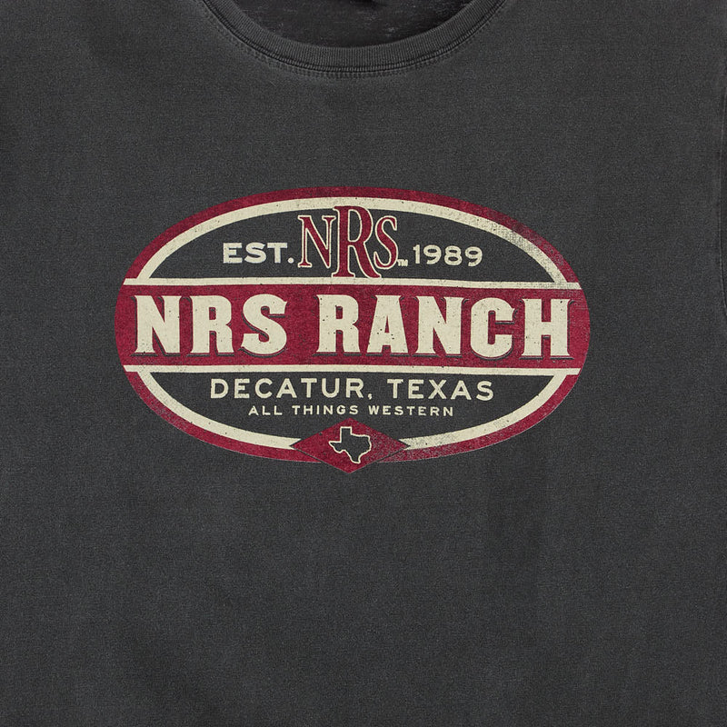 NRS NRS Ranch Oval Logo Black T-Shirt
