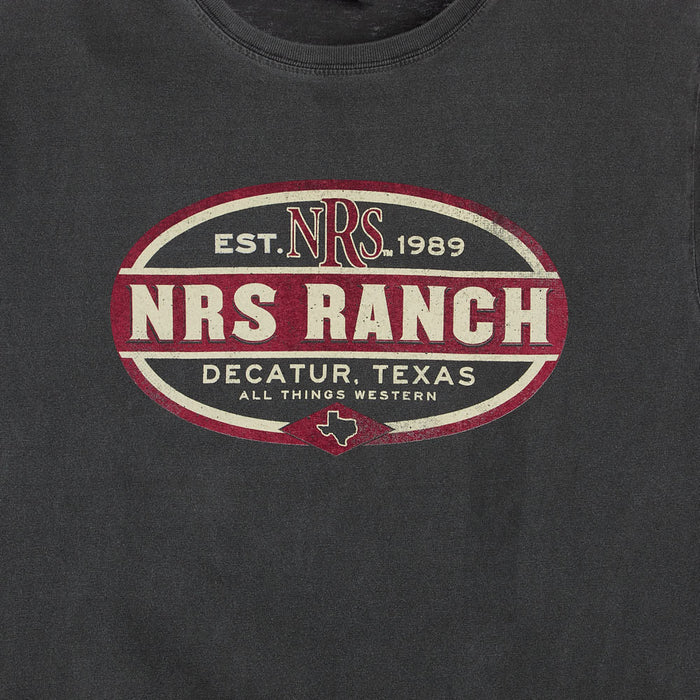 NRS NRS Ranch Oval Logo Black T-Shirt