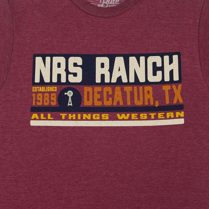 NRS NRS Ranch All Things Western Maroon Short Sleeve T-Shirt