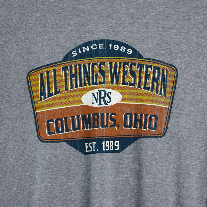 NRS Columbus Ohio Grey Logo Tee Shirt