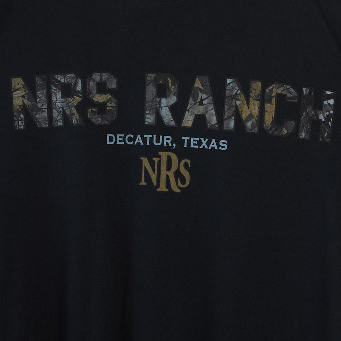 NRS Ranch Black Camo Logo Solar Shirt