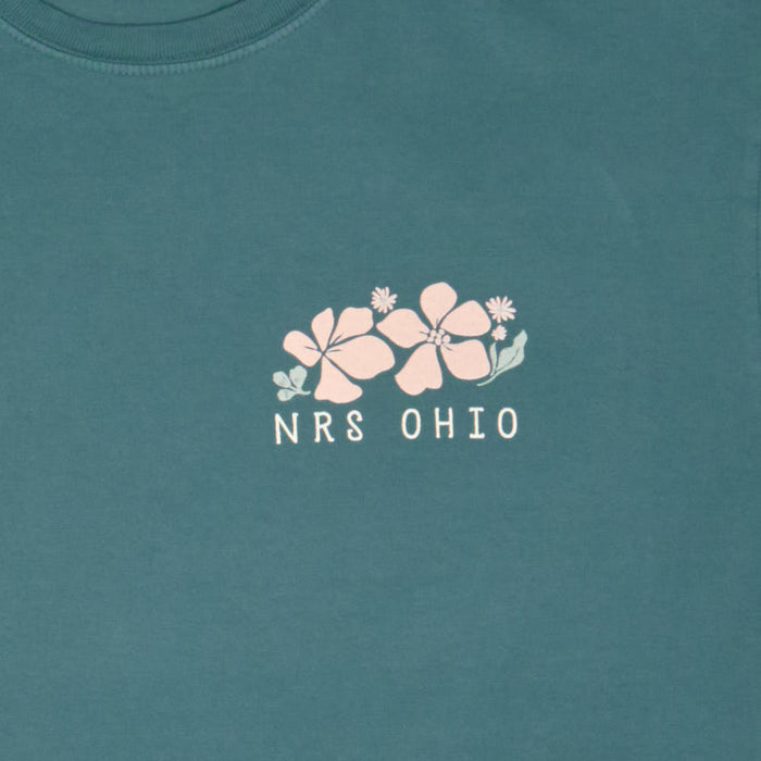 NRS Ohio Teal Be The Wildflower Tee Shirt
