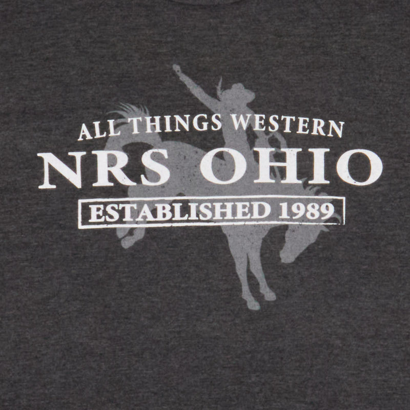 NRS Ohio Bucking Horse Black Tee Shirt