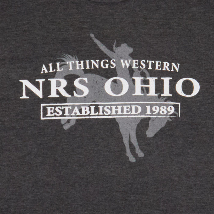 NRS Ohio Bucking Horse Black Tee Shirt
