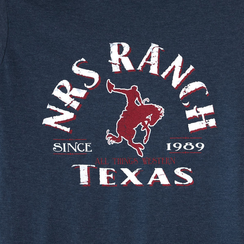 NRS Texas Bucking Horse Navy Tee Shirt