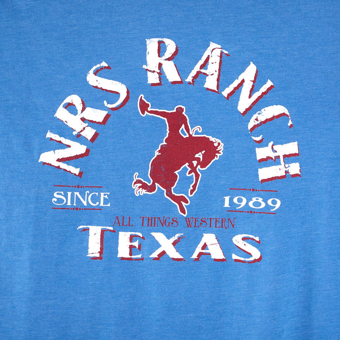 NRS Texas Bucking Horse Royal Tee Shirt