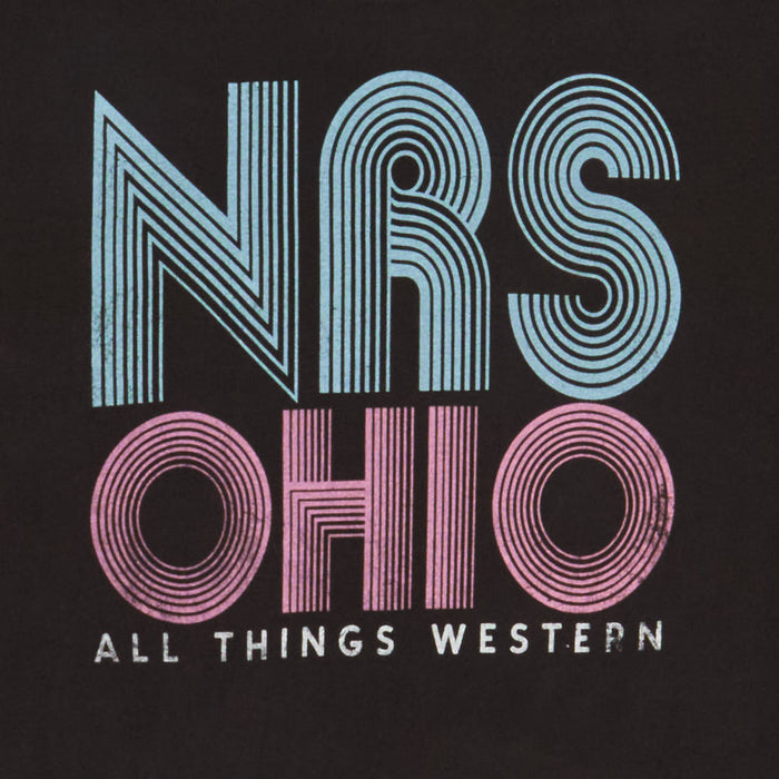 NRS Ohio Jet Black Retro Logo Tee Shirt