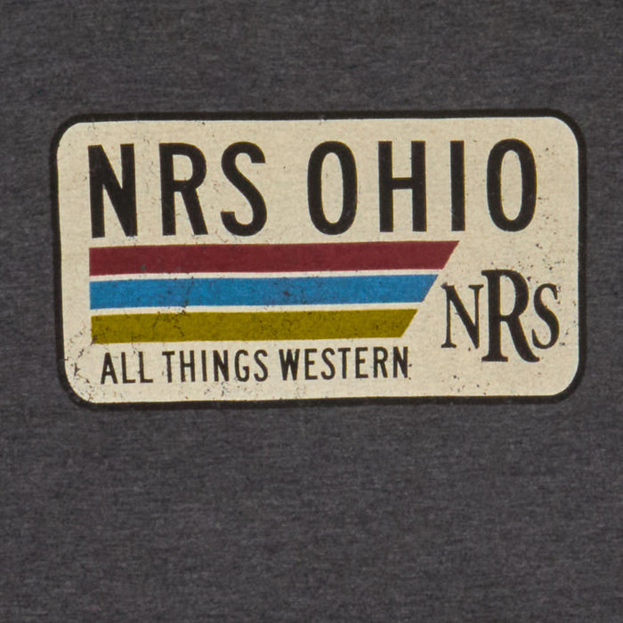 NRS Ohio All Things Western Black Rectangle Logo Tee Shirt