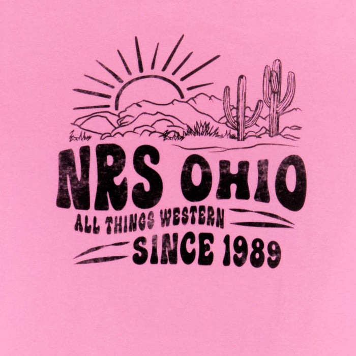 NRS Ohio All Things Western Hot Pink Tee Shirt