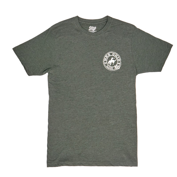 NRS Ohio Bucking Horse Logo Forest Tee Shirt