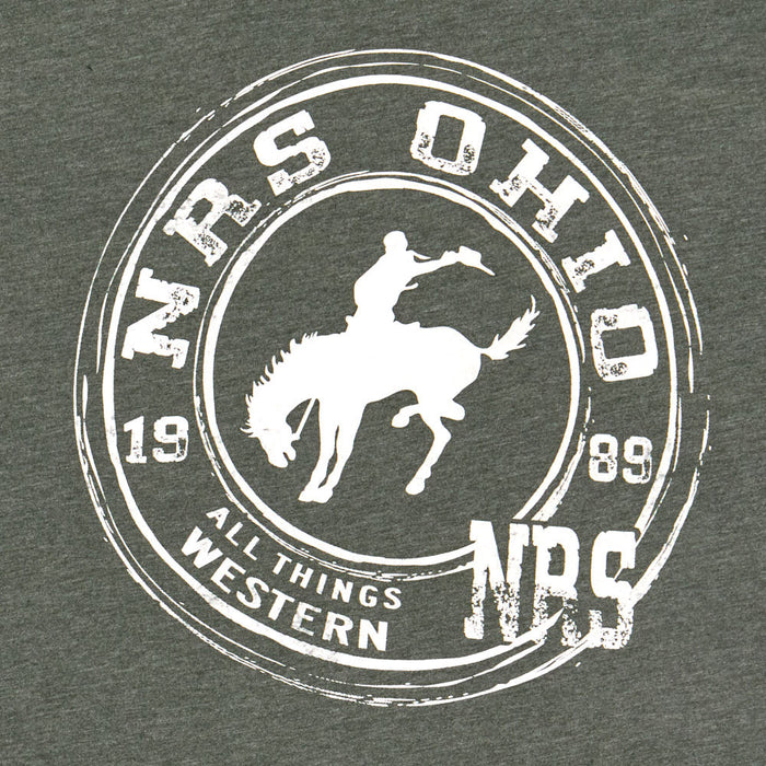 NRS Ohio Bucking Horse Logo Forest Tee Shirt