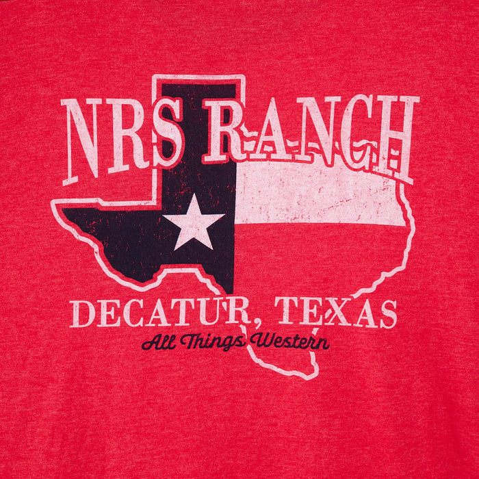 NRS NRS Ranch Lone Star Texas Red Tee