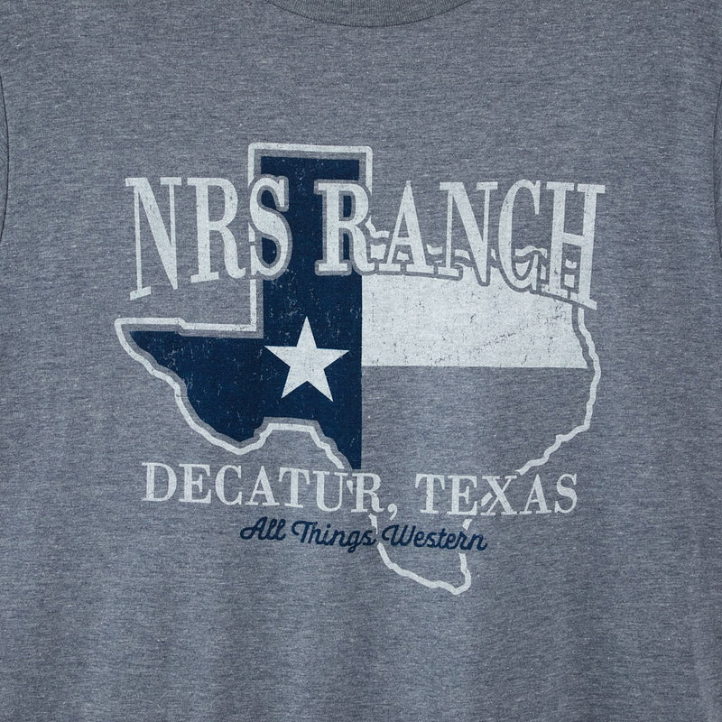 NRS NRS Ranch Lone Star Texas Grey T-Shirt