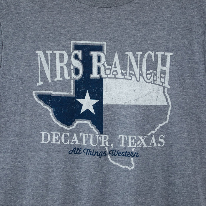 NRS NRS Ranch Lone Star Texas Grey T-Shirt
