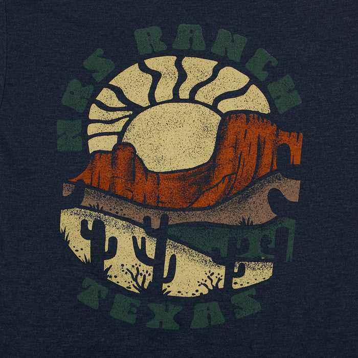 NRS Texas Rising Sun Navy Tee Shirt
