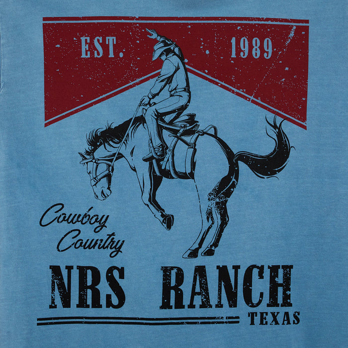 NRS Cowboy Country Denim Blue Tee Shirt