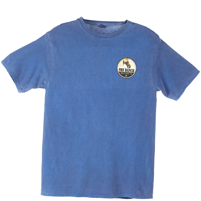 NRS Bucking Horse Pacific Blue Tee Shirt