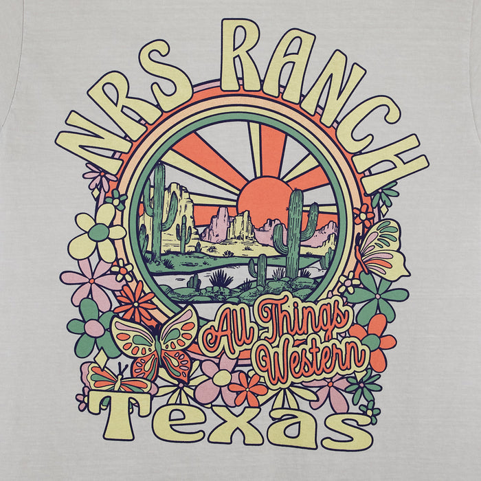 NRS Floral Butterfly Cement Tee Shirt