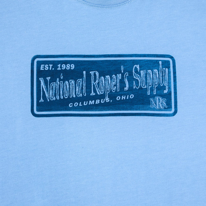 NRS Ohio Blue License Plate Tee Shirt