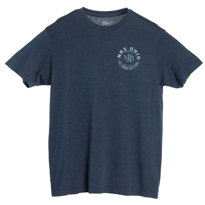 NRS Ohio All Things Western Circle Logo Navy Tee Shirt