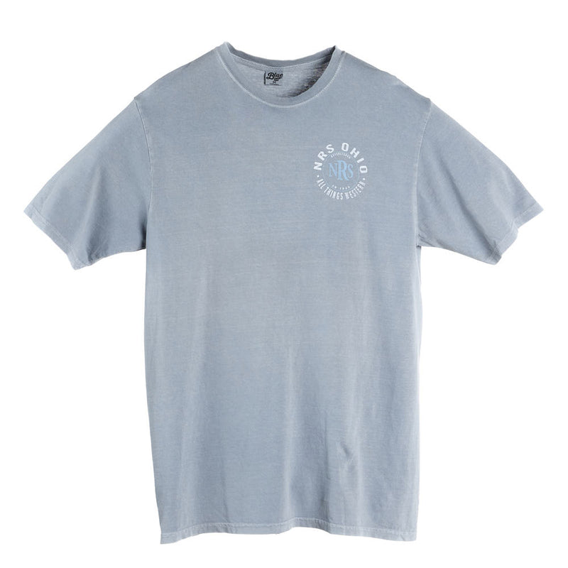 NRS Ohio All Things Western Circle Logo Grey Tee Shirt