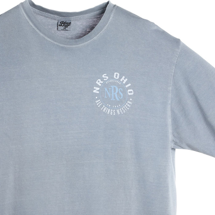 NRS Ohio All Things Western Circle Logo Grey Tee Shirt
