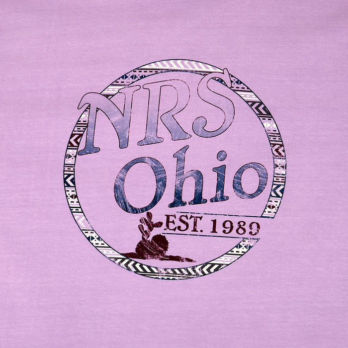 NRS Ohio Wisteria Aztec Border Logo Tee Shirt