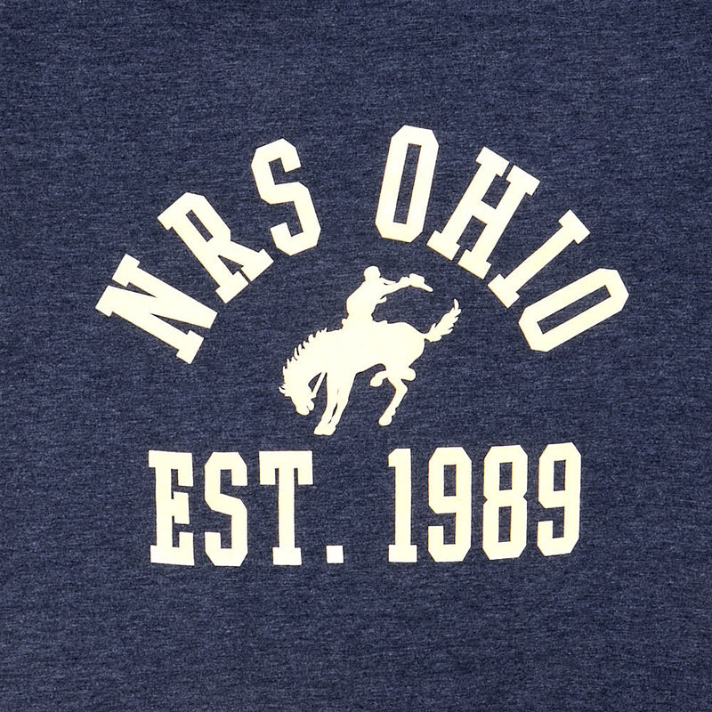 NRS Ohio Bucking Horse Navy Tee Shirt