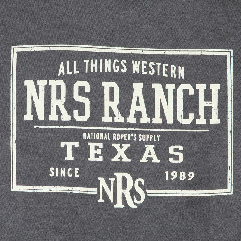 NRS Ranch Texas Bucking Horse Grey Tee Shirt