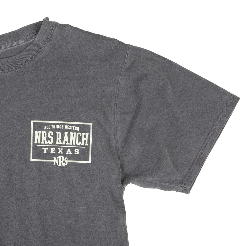 NRS Ranch Texas Bucking Horse Grey Tee Shirt