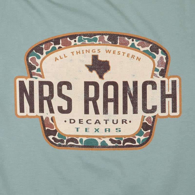 NRS Youth Agave Camo Logo Tee Shirt