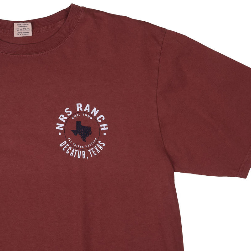 NRS Enjoy The Ride Logo Redwood Tee Shirt